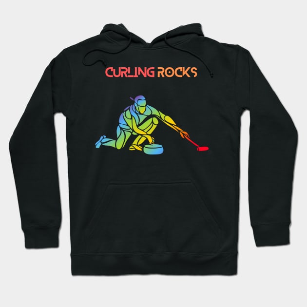 Curling rocks Hoodie by smkworld